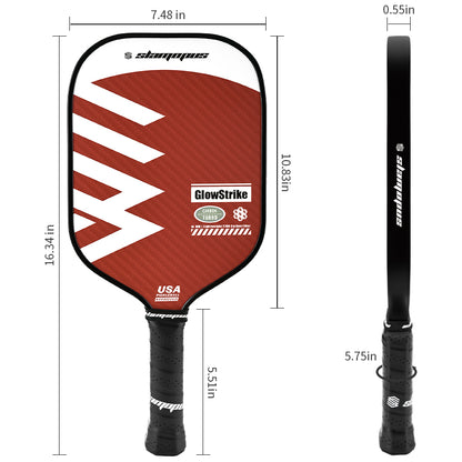 Slamopus 14mm Emerald Radiance ER-17 Pickleball Paddle